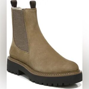 NWT Sam Edelman Laguna Waterproof Lug Sole Chelsea Boot Size Women’s 10.5 Tan